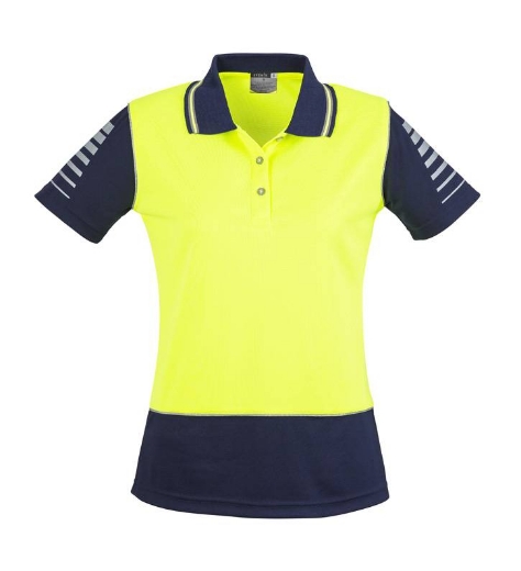 Picture of Syzmik, Womens Hi Vis Zone Polo